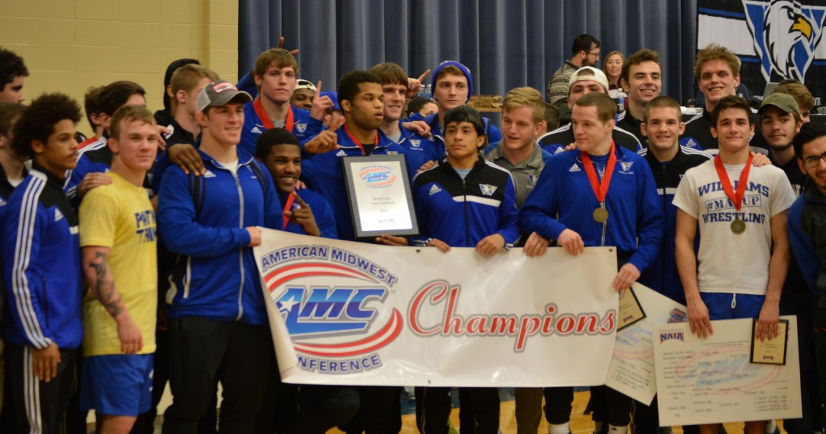 Eagles Wrestling Wins Second Straight AMC Title