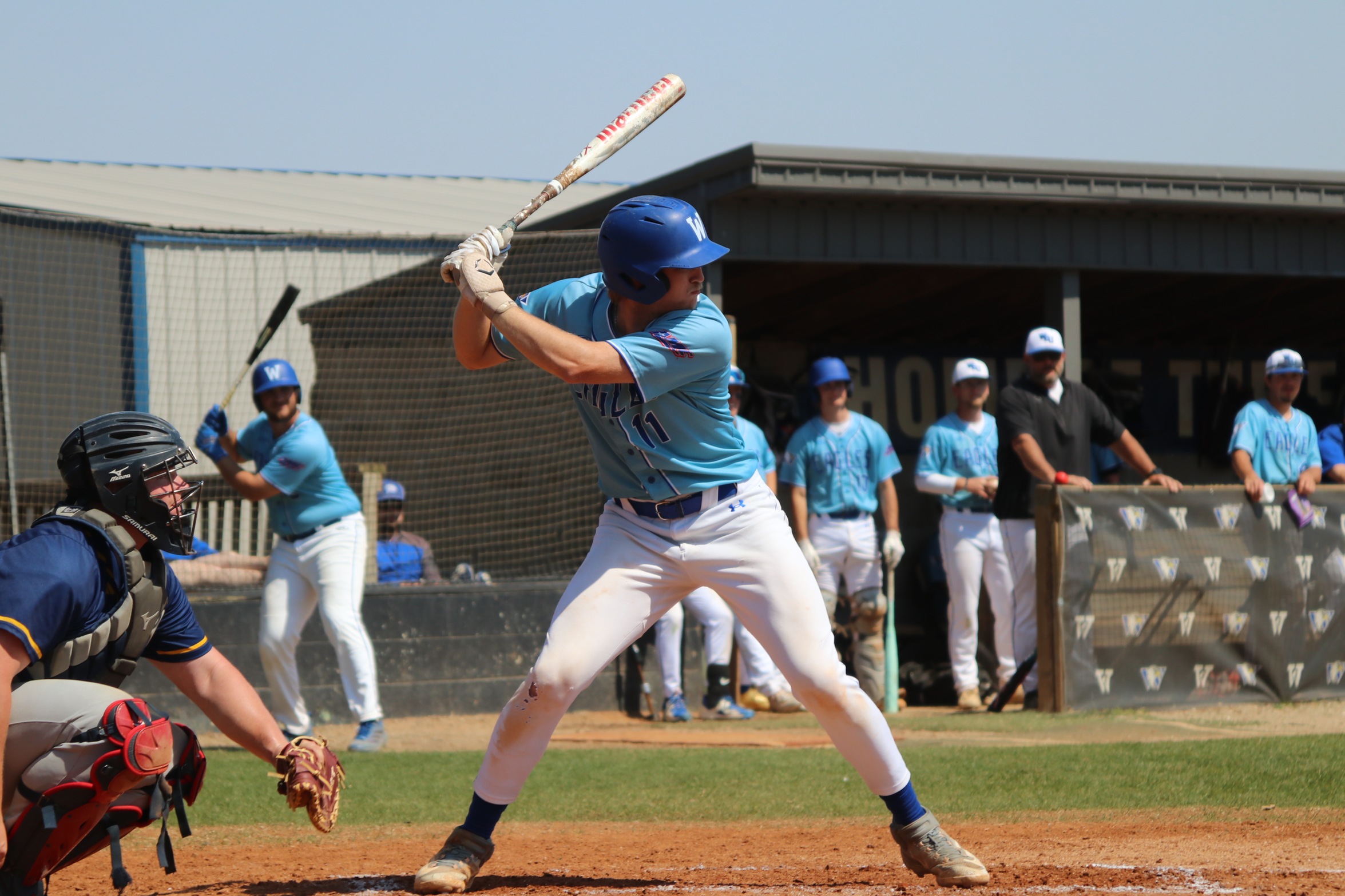 Morrison Sets Single-Season RBI Record; Brinkley Homers to Lead Eagles to Sweep of Patriots