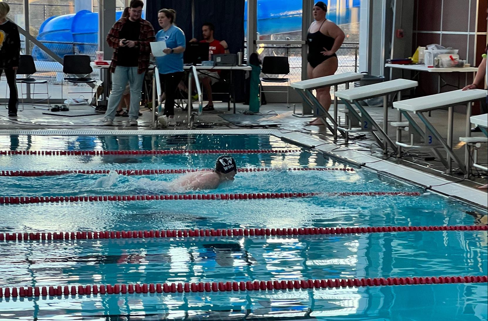 WBU Swimming Falls to Hendrix in Swimming Dual